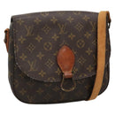 LOUIS VUITTON Monogram Saint Cloud GM Shoulder Bag M51242 LV Auth 136655-1