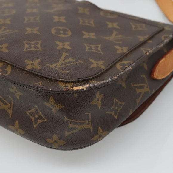 LOUIS VUITTON Monogram Saint Cloud GM Shoulder Bag M51242 LV Auth 136655