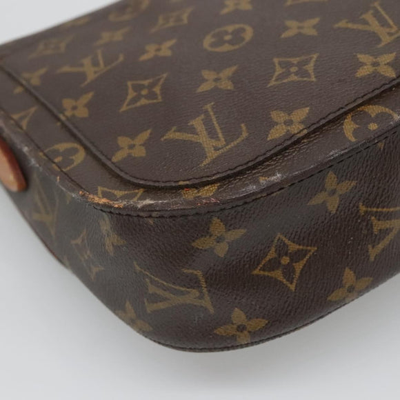 LOUIS VUITTON Monogram Saint Cloud GM Shoulder Bag M51242 LV Auth 136655