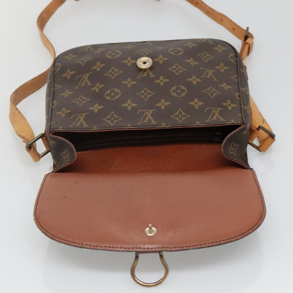 LOUIS VUITTON Monogram Saint Cloud GM Shoulder Bag M51242 LV Auth 136655