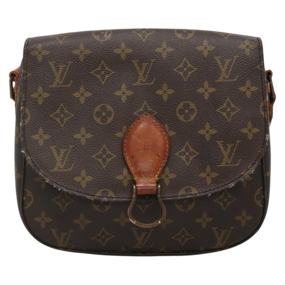 LOUIS VUITTON Monogram Saint Cloud GM Shoulder Bag M51242 LV Auth 136655