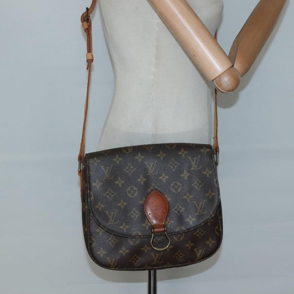 LOUIS VUITTON Monogram Saint Cloud GM Shoulder Bag M51242 LV Auth 136655