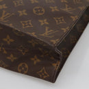 LOUIS VUITTON Monogram Sac Plat Hand Bag M51140 LV Auth 136656-10
