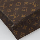 LOUIS VUITTON Monogram Sac Plat Hand Bag M51140 LV Auth 136656-11