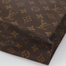 LOUIS VUITTON Monogram Sac Plat Hand Bag M51140 LV Auth 136656-12