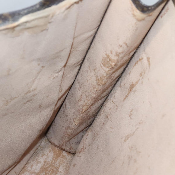 LOUIS VUITTON Monogram Sac Plat Hand Bag M51140 LV Auth 136656