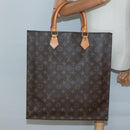LOUIS VUITTON Monogram Sac Plat Hand Bag M51140 LV Auth 136656-19
