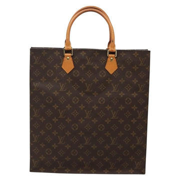 LOUIS VUITTON Monogram Sac Plat Hand Bag M51140 LV Auth 136656 - 0