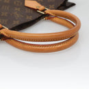 LOUIS VUITTON Monogram Sac Plat Hand Bag M51140 LV Auth 136656-7