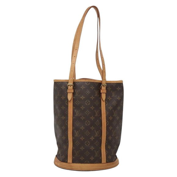 LOUIS VUITTON Monogram Bucket GM Shoulder Bag M42236 LV Auth 136660