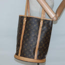 LOUIS VUITTON Monogram Bucket GM Shoulder Bag M42236 LV Auth 136660-21