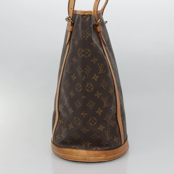 LOUIS VUITTON Monogram Bucket GM Shoulder Bag M42236 LV Auth 136660
