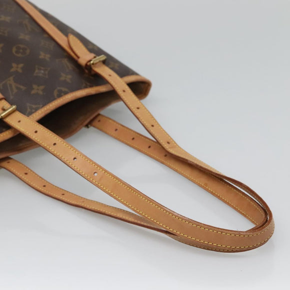 LOUIS VUITTON Monogram Bucket GM Shoulder Bag M42236 LV Auth 136660