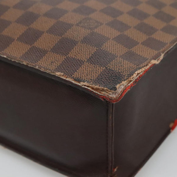 LOUIS VUITTON Damier Ebene Venice GM Hand Bag N51146 LV Auth 136661