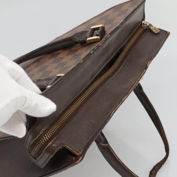 LOUIS VUITTON Damier Ebene Venice GM Hand Bag N51146 LV Auth 136661