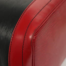 LOUIS VUITTON Epi Noe Shoulder Bag Bicolor Black Red M44017 LV Auth 136663-15
