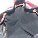 LOUIS VUITTON Epi Noe Shoulder Bag Bicolor Black Red M44017 LV Auth 136663-18