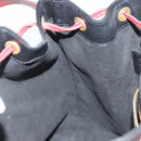 LOUIS VUITTON Epi Noe Shoulder Bag Bicolor Black Red M44017 LV Auth 136663-19