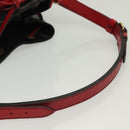 LOUIS VUITTON Epi Noe Shoulder Bag Bicolor Black Red M44017 LV Auth 136663-7