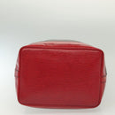 LOUIS VUITTON Epi Noe Shoulder Bag Bicolor Black Red M44017 LV Auth 136663-5
