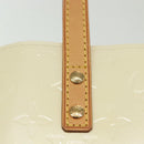 LOUIS VUITTON Monogram Vernis Reade PM Hand Bag Perle M91336 LV Auth 136665-10