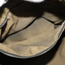 FENDI Zucca Canvas Vanity Pouch Black Brown Auth 136668-22