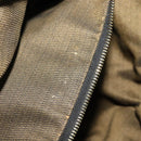 FENDI Zucca Canvas Vanity Pouch Black Brown Auth 136668-12