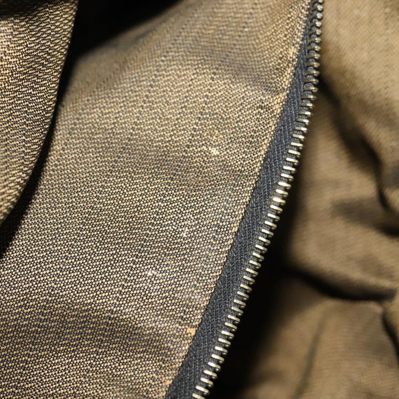 FENDI Zucca Canvas Vanity Pouch Black Brown Auth 136668