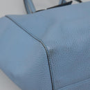 GUCCI Tote Bag Leather Light Blue 354408 Auth 136670-14