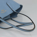 GUCCI Tote Bag Leather Light Blue 354408 Auth 136670-7