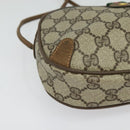 GUCCI GG Supreme Web Sherry Line Bag PVC Beige Gold 89 02 066 Auth 136671-9