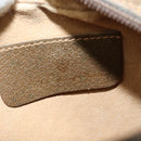 GUCCI GG Supreme Web Sherry Line Bag PVC Beige Gold 89 02 066 Auth 136671-10