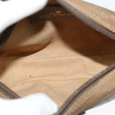 GUCCI GG Supreme Web Sherry Line Bag PVC Beige Gold 89 02 066 Auth 136671-11