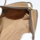 GUCCI GG Supreme Web Sherry Line Bag PVC Beige Gold 89 02 066 Auth 136671-18