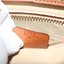 CELINE Macadam Canvas Shoulder Bag PVC Leather Brown Gold Auth 136673-12