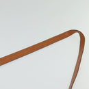 CELINE Macadam Canvas Shoulder Bag PVC Leather Brown Gold Auth 136673-8