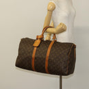 LOUIS VUITTON Monogram Keepall Bandouliere 50 Boston Bag M41416 LV Auth 136674-22