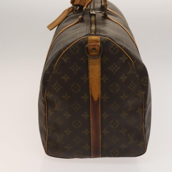 LOUIS VUITTON Monogram Keepall Bandouliere 50 Boston Bag M41416 LV Auth 136674
