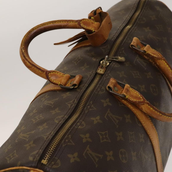 LOUIS VUITTON Monogram Keepall Bandouliere 50 Boston Bag M41416 LV Auth 136674