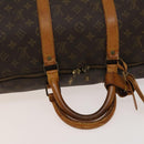 LOUIS VUITTON Monogram Keepall Bandouliere 50 Boston Bag M41416 LV Auth 136674-7