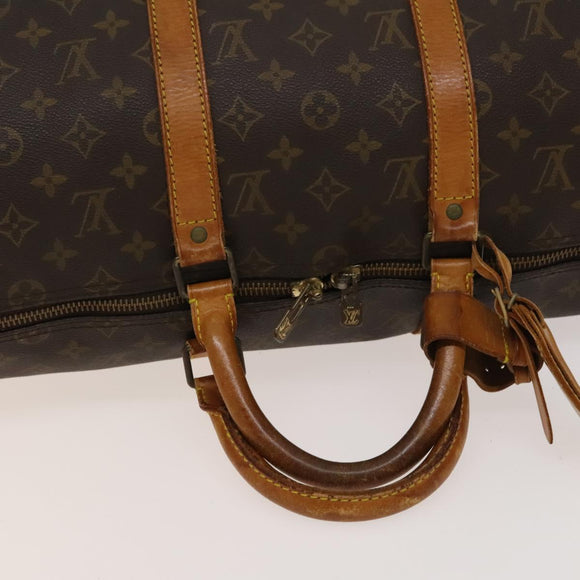 LOUIS VUITTON Monogram Keepall Bandouliere 50 Boston Bag M41416 LV Auth 136674