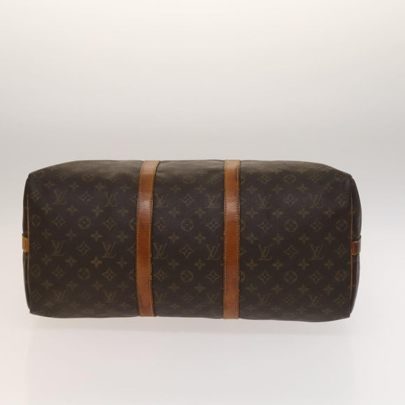 LOUIS VUITTON Monogram Keepall Bandouliere 50 Boston Bag M41416 LV Auth 136674