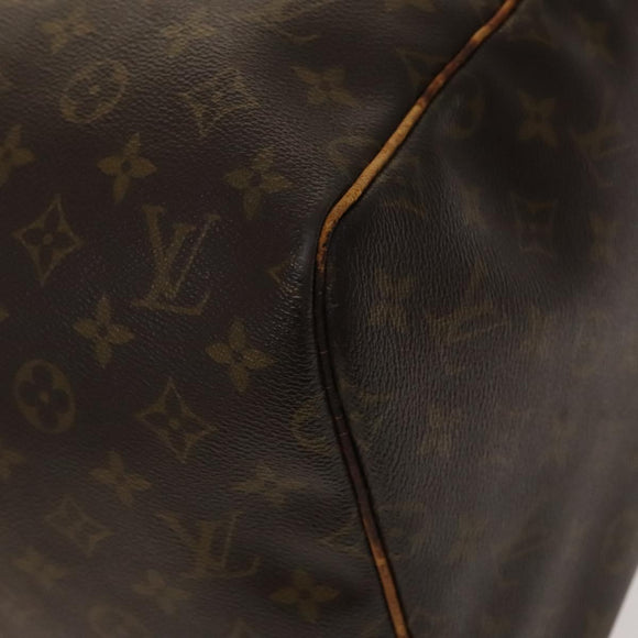 LOUIS VUITTON Monogram Keepall 55 Boston Bag M41424 LV Auth 136675