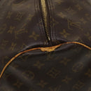 LOUIS VUITTON Monogram Keepall 55 Boston Bag M41424 LV Auth 136675-4