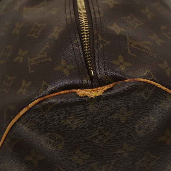 LOUIS VUITTON Monogram Keepall 55 Boston Bag M41424 LV Auth 136675