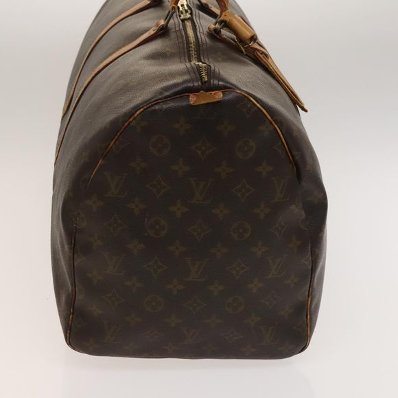 LOUIS VUITTON Monogram Keepall 55 Boston Bag M41424 LV Auth 136675
