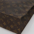 LOUIS VUITTON Monogram Sac Plat Hand Bag M51140 LV Auth 136681-9