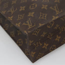 LOUIS VUITTON Monogram Sac Plat Hand Bag M51140 LV Auth 136681-14