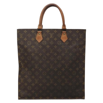 LOUIS VUITTON Monogram Sac Plat Hand Bag M51140 LV Auth 136681 - 0