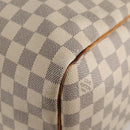 LOUIS VUITTON Damier Azur Keepall 50 Boston Bag N41430 LV Auth 136686V-19